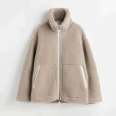 Louise| Veste Teddy Oversize d’Automne
